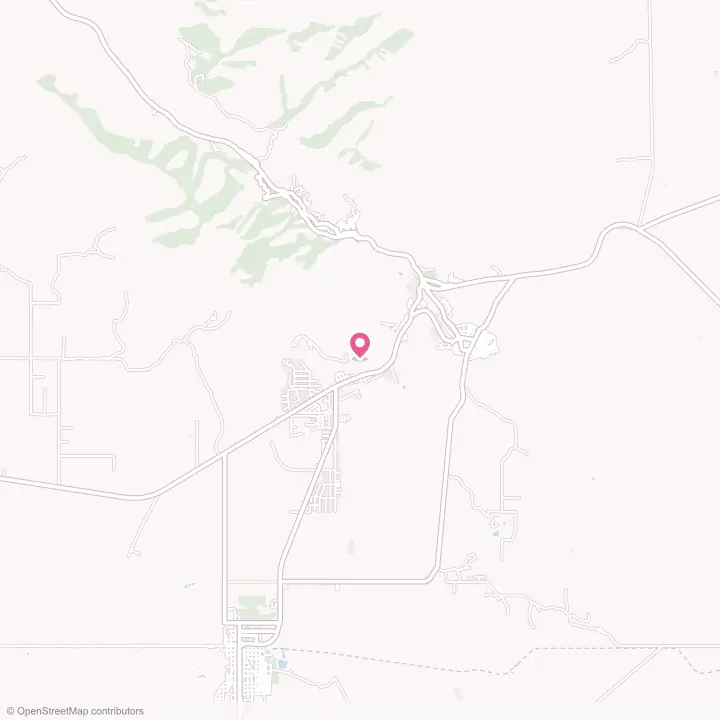 Map of the flower delivery area in Bisbee, Arizona