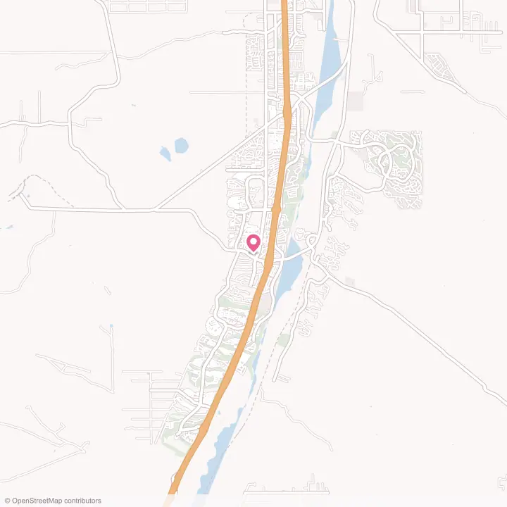 Map of the flower delivery area in Green Valley, Arizona