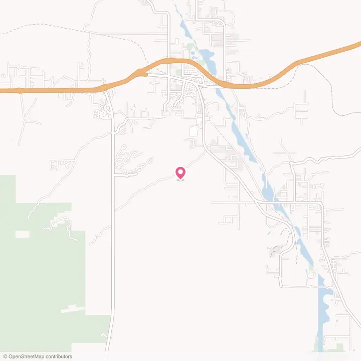 Map of the flower delivery area in Whetstone, Arizona