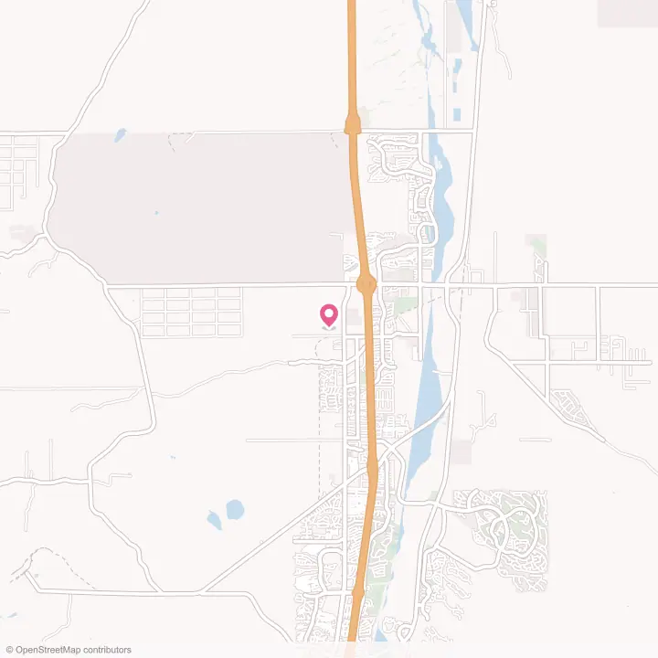 Map of the flower delivery area in Sahuarita, Arizona