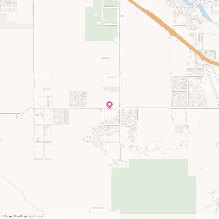 Map of the flower delivery area in Corona De Tucson, Arizona