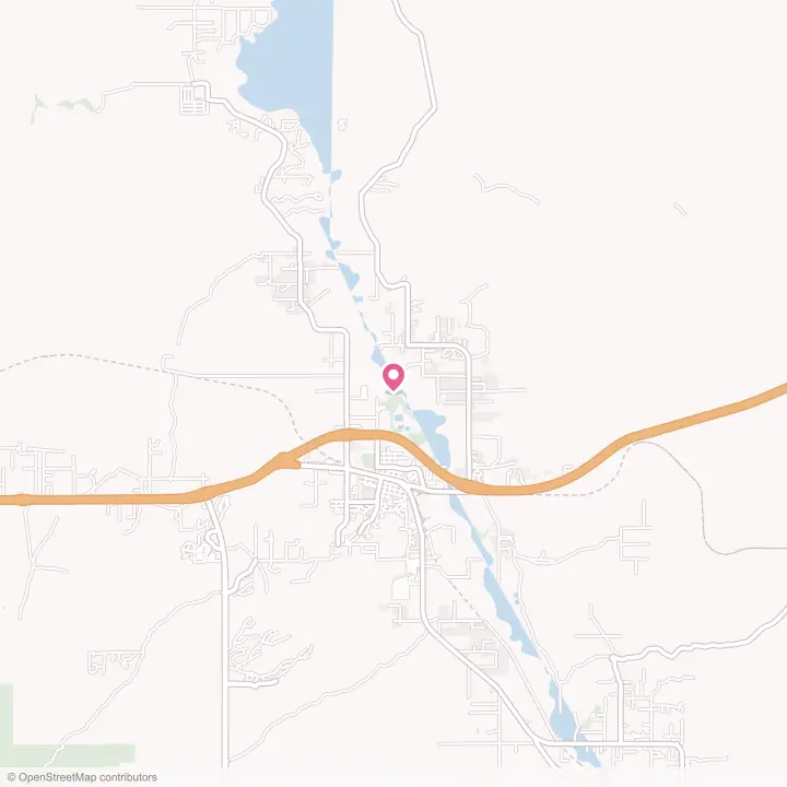 Map of the flower delivery area in Benson, Arizona