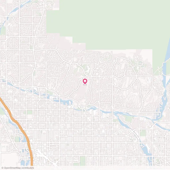 Map of the flower delivery area in Catalina Foothills, Arizona