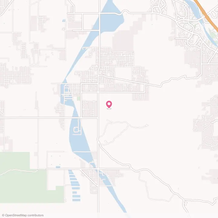 Map of the flower delivery area in Picture Rocks, Arizona