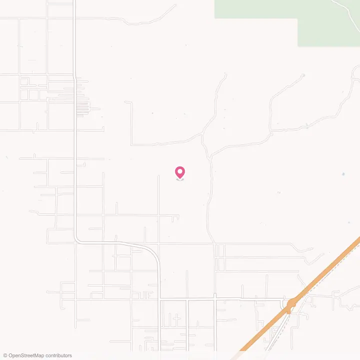 Map of the flower delivery area in Willcox, Arizona