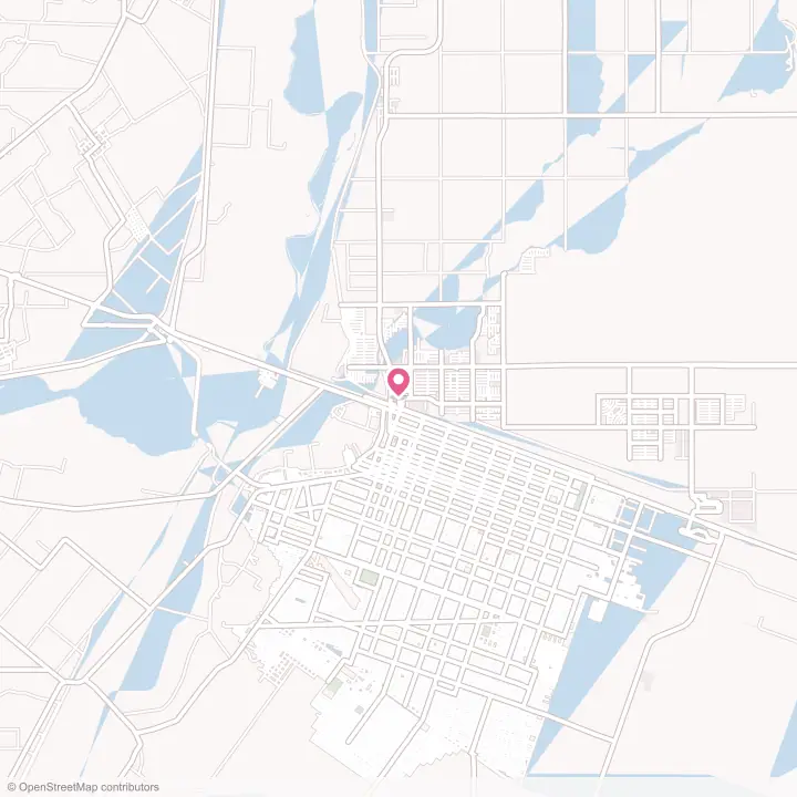 Map of the flower delivery area in San Luis, Arizona