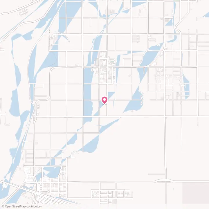 Map of the flower delivery area in Somerton, Arizona