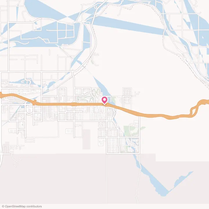 Map of the flower delivery area in Fortuna Foothills, Arizona