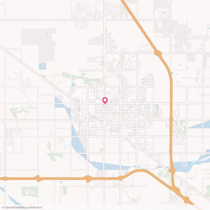 Map of the flower delivery area in Casa Grande, Arizona