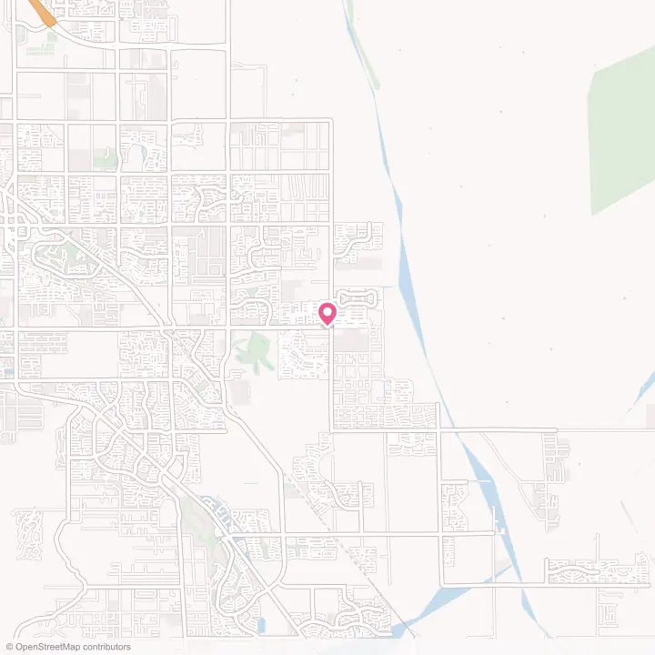 Map of the flower delivery area in San Tan Valley, Arizona