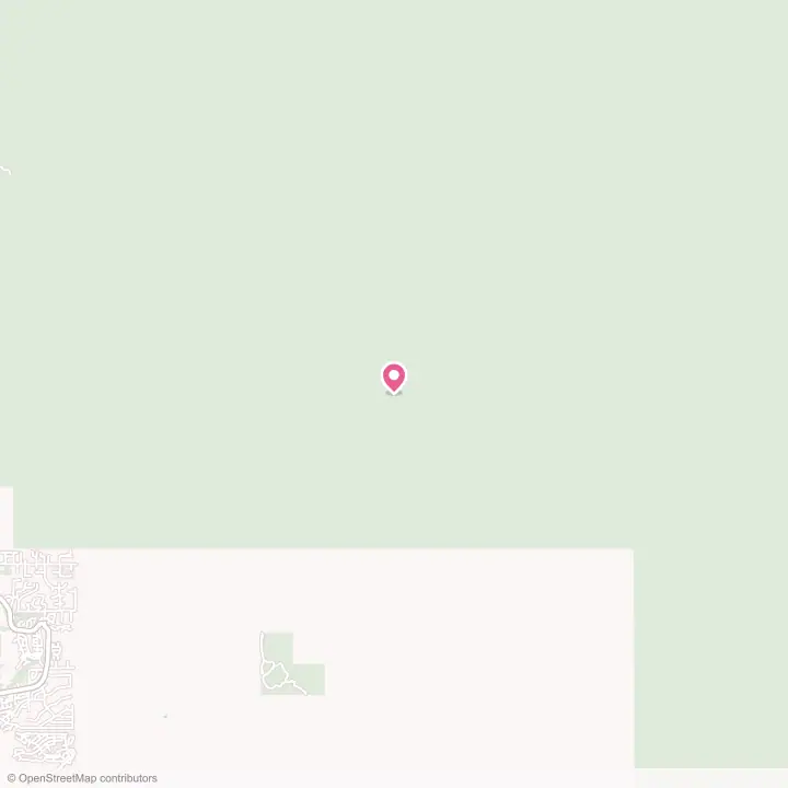 Map of the flower delivery area in Queen Valley, Arizona