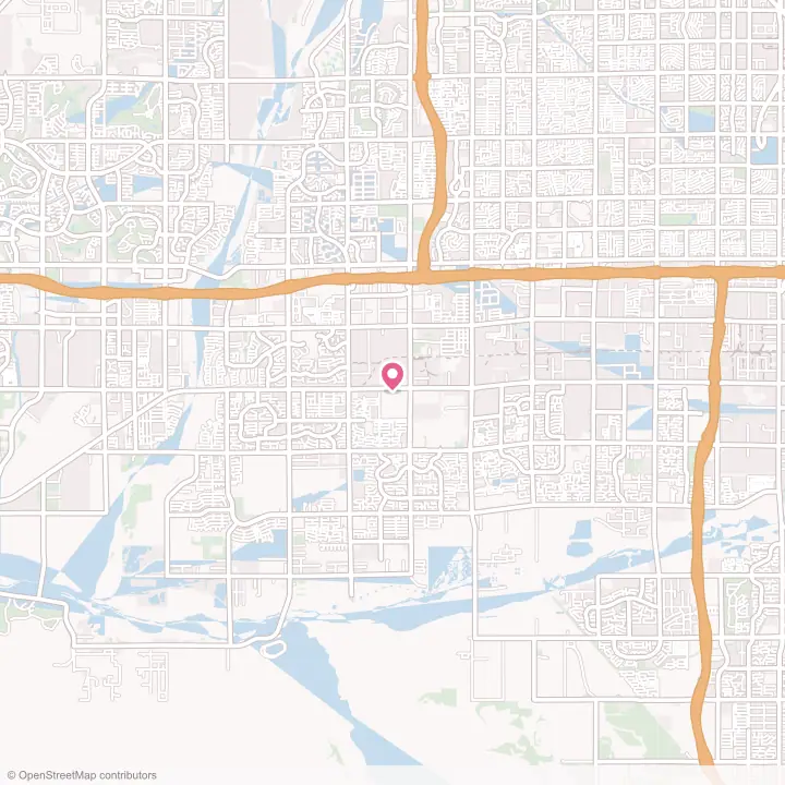 Map of the flower delivery area in Tolleson, Arizona