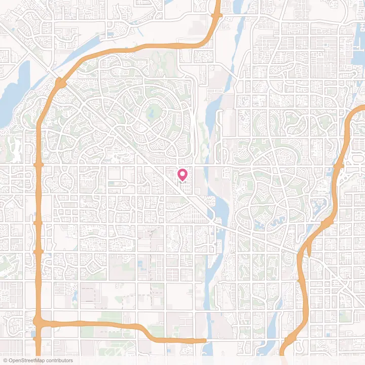 Map of the flower delivery area in Surprise, Arizona