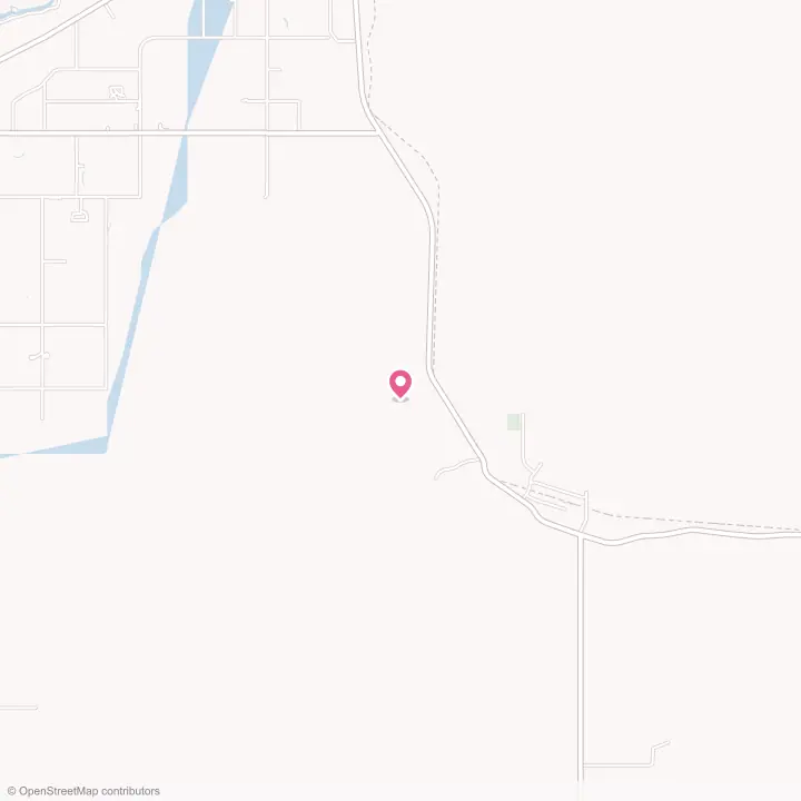 Map of the flower delivery area in Parker, Arizona
