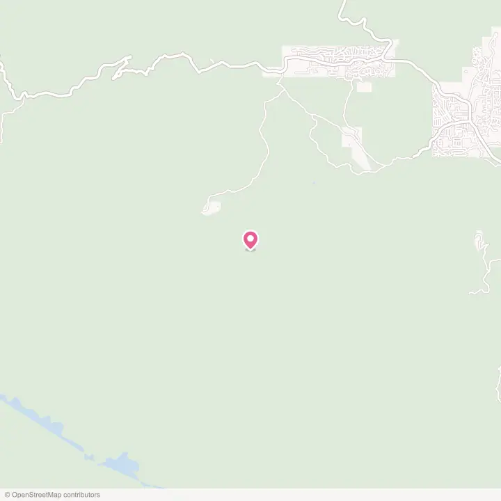 Map of the flower delivery area in Strawberry, Arizona