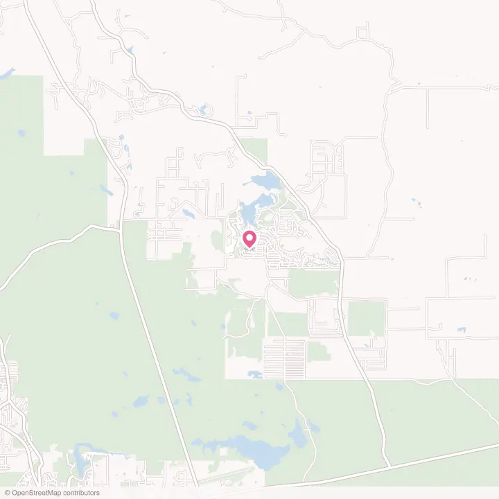Map of the flower delivery area in White Mountain Lake, Arizona