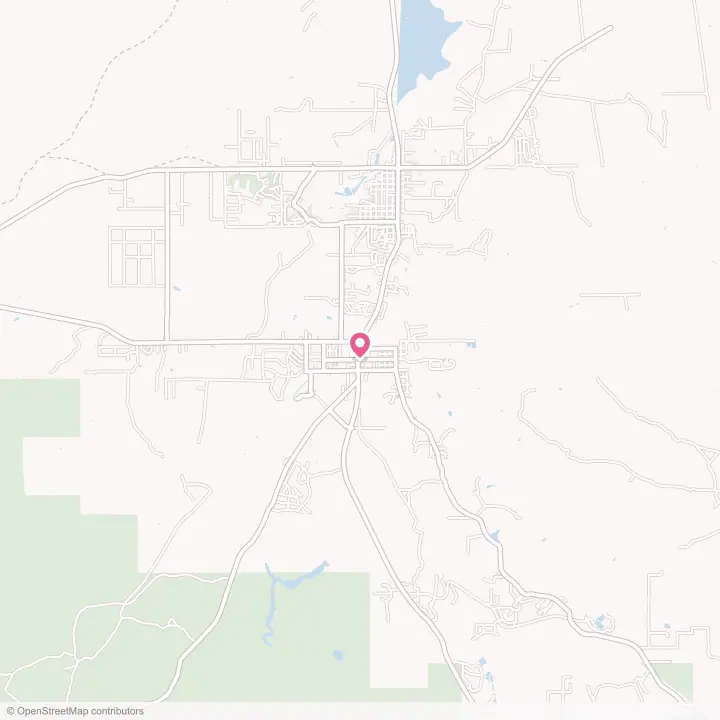 Map of the flower delivery area in Taylor, Arizona