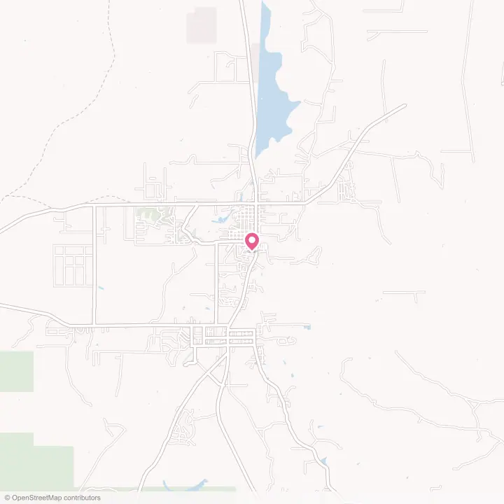 Map of the flower delivery area in Snowflake, Arizona