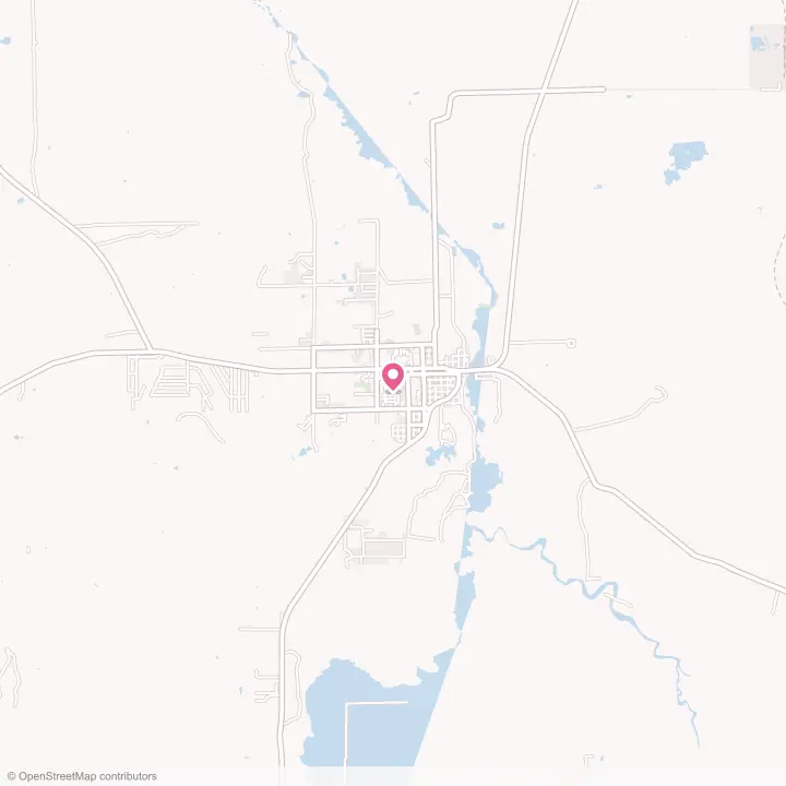 Map of the flower delivery area in Saint Johns, Arizona