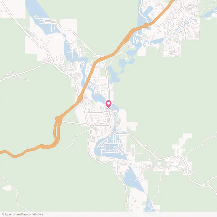 Map of the flower delivery area in Camp Verde, Arizona