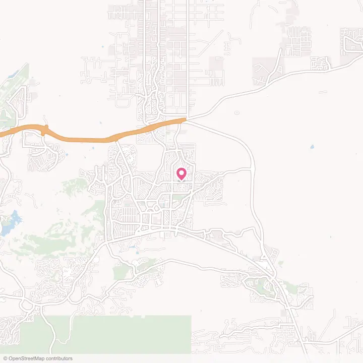 Map of the flower delivery area in Prescott Valley, Arizona