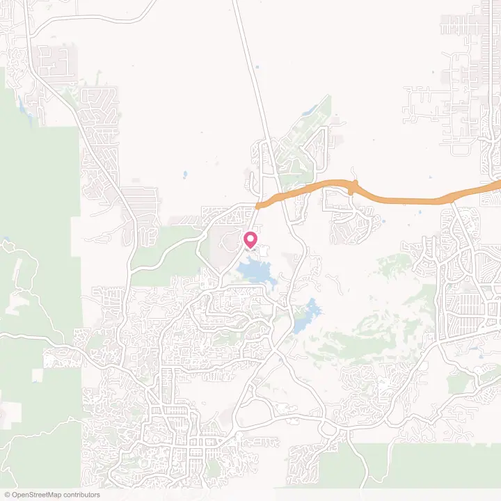 Map of the flower delivery area in Spring Valley, Arizona