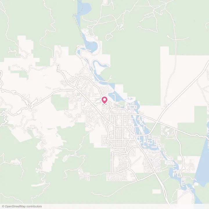 Map of the flower delivery area in Clarkdale, Arizona