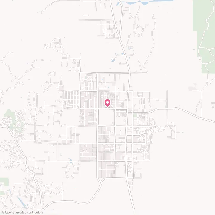 Map of the flower delivery area in Chino Valley, Arizona