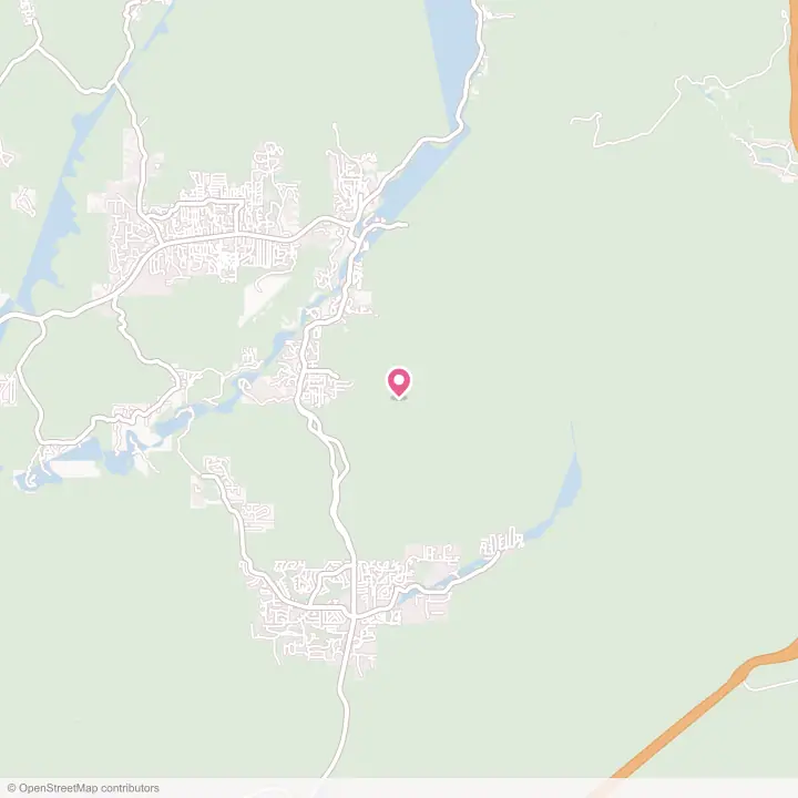 Map of the flower delivery area in Sedona, Arizona