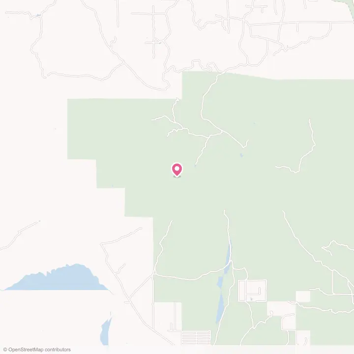 Map of the flower delivery area in Paulden, Arizona