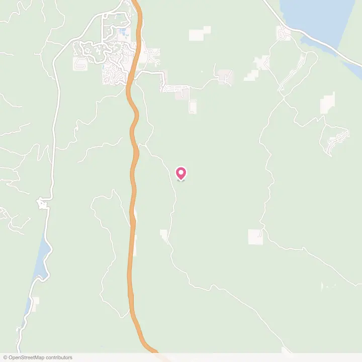 Map of the flower delivery area in Kachina Village, Arizona