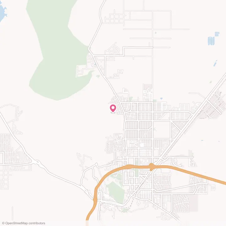 Map of the flower delivery area in New Kingman Butler, Arizona