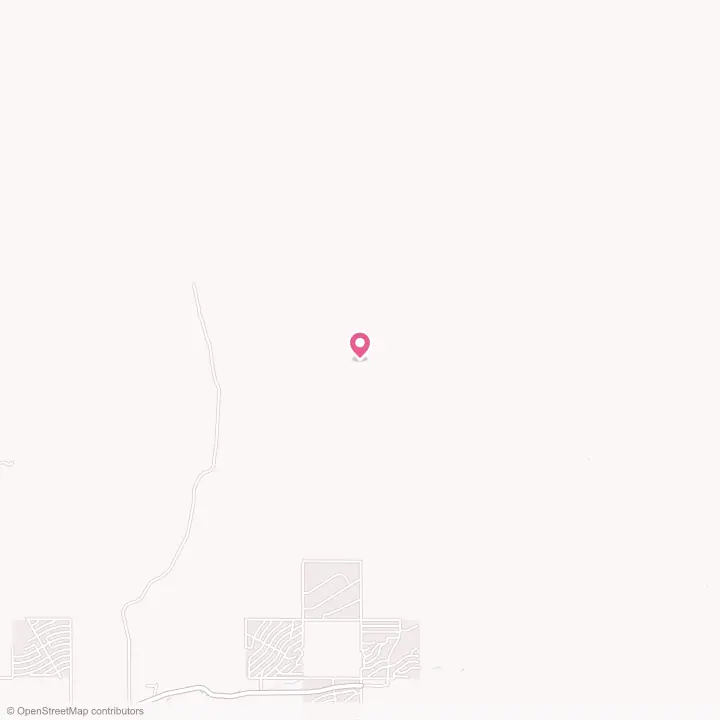Map of the flower delivery area in Meadview, Arizona
