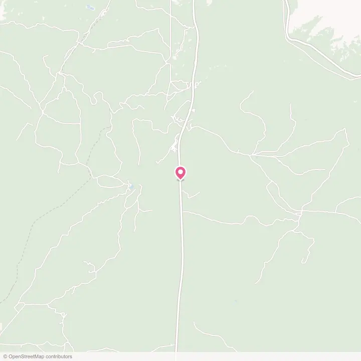 Map of the flower delivery area in Grand Canyon Village, Arizona