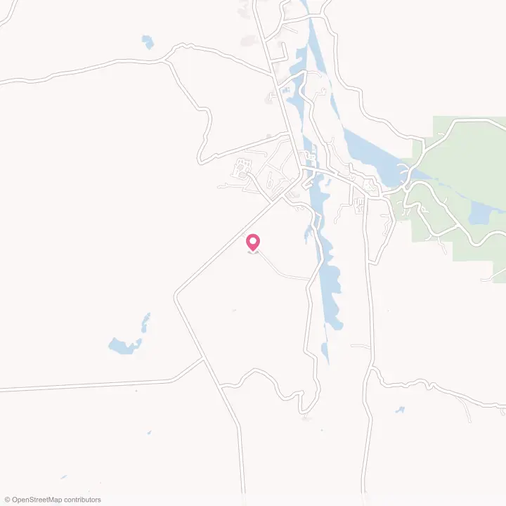 Map of the flower delivery area in Chinle, Arizona