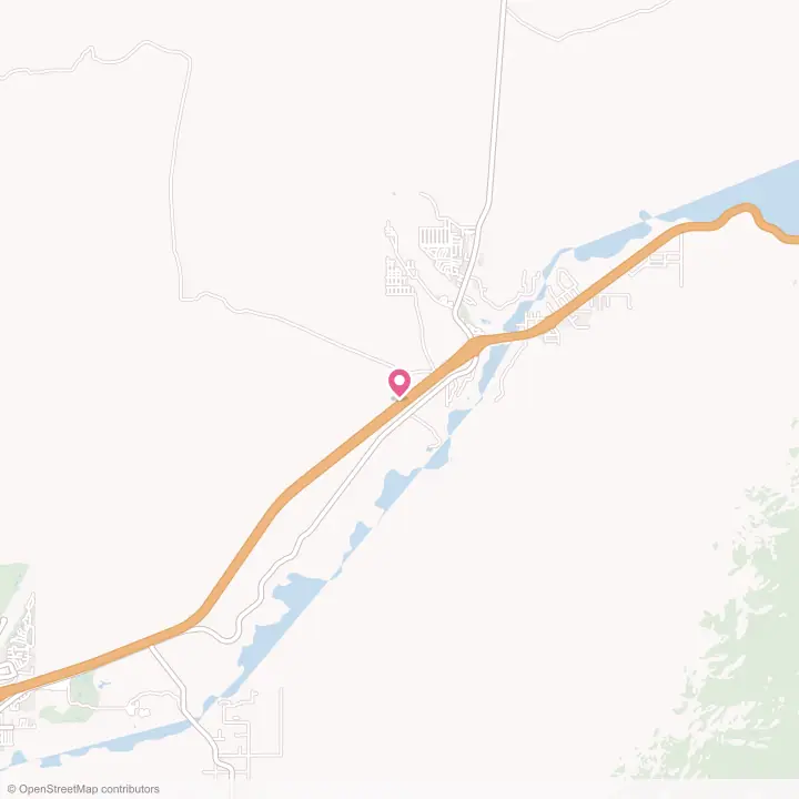 Map of the flower delivery area in Scenic, Arizona