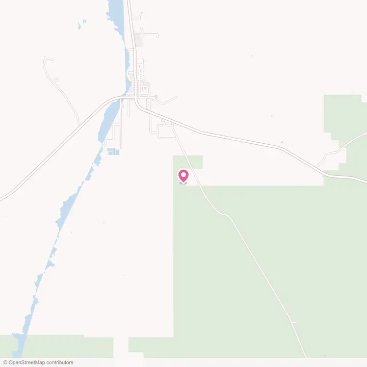 Map of the flower delivery area in Fredonia, Arizona