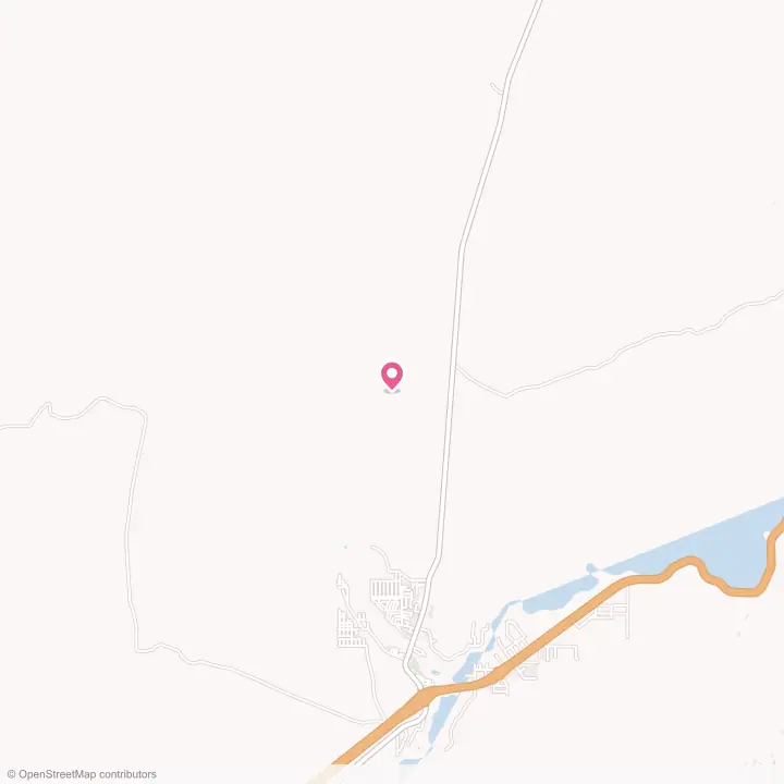 Map of the flower delivery area in Beaver Dam, Arizona